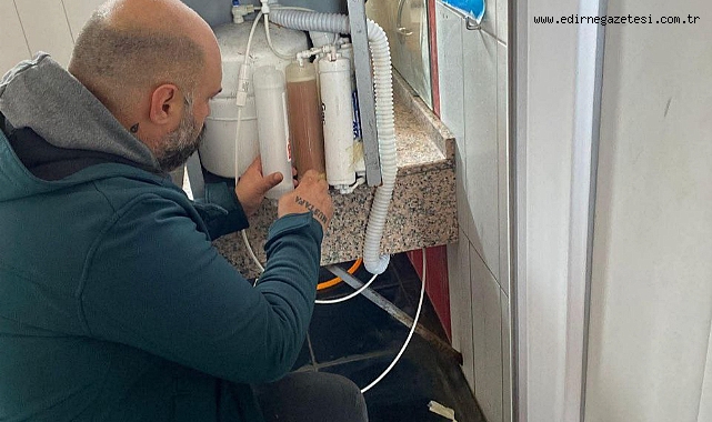 Lalapaşa Belediyesi’nden Okullarda Su Sebili Bakımı