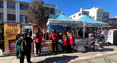 Saraçlar Caddesi’nde 25 Kasım Farkındalık Standı Kuruldu