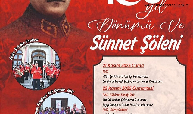 Süloğlu’nda Kurtuluş Günü ve Sünnet Şöleni 22 Kasım’da