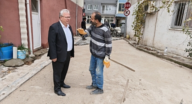 Süloğlu'nda Parke Taş Çalışmaları Hız Kazandı