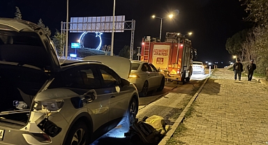 Tırdan Kopan Parça Kazaya Neden Oldu