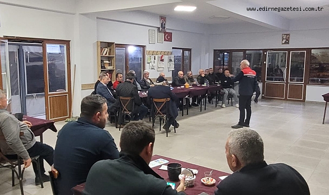 Üreticilere gece eğitimi