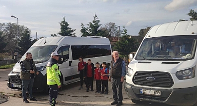 Uzunköprü’de okul servisleri denetlendi