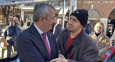  Vali Sezer, engelli gencin iş talebini geri çevirmedi