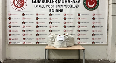 22 kilo 662 gram esrar ele geçirildi