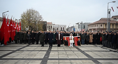 Atatürk’ün Edirne'ye gelişinin 95. yılı törenlerle kutlandı