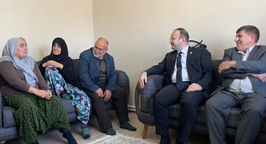 Güvenç şehit ailesini ziyaret etti