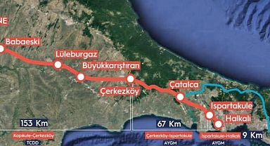 HALKALI–KAPIKULE HIZLI TREN HATTINDA KRİTİK AŞAMA