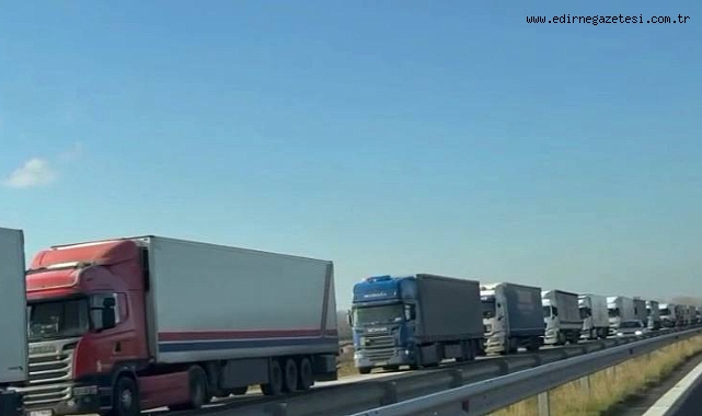 Kapitan Andreevo’da TIR kuyruğu 50 kilometreye ulaştı
