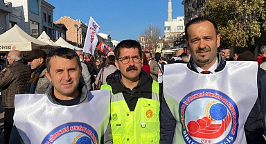 Memurlar, emekliler tabuta girdi