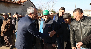 Muhtarlardan Vali Sezer'e teşekkür
