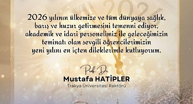 Rektör Hatipler 2026 Hedeflerini Açıkladı