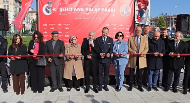 Şehit Uzman Çavuş Anıl Yalap’ın adını taşıyan park açıldı