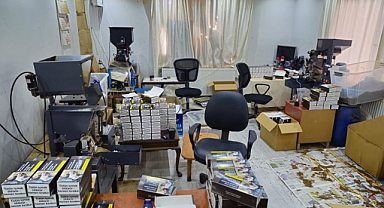 1 milyon 150 bin kaçak makaron ele geçirildi