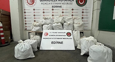 20 kilo 812 gram esrar ele geçirildi