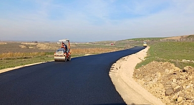 5 Kilometrelik Sıcak Asfalt Çalışması Tamamlandı