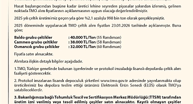 Çeltik Alımları 26 Ocak’ta Başlıyor