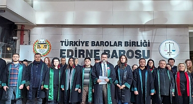 Edirne Barosu’ndan SGK Avukatına Yönelik Silahlı Saldırıya Sert Tepki