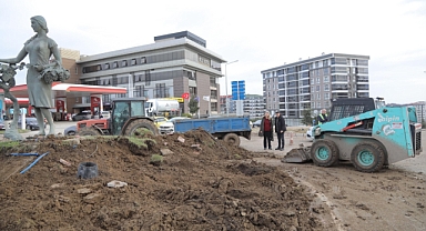 Edirne Belediyesi Hilly Hotel Kavşağı’nı Yeniliyor