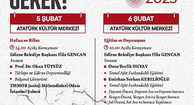 Edirne Belediyesi’nden Deprem Farkındalığına Davet