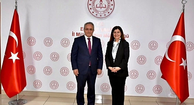 Fatma Aksal’dan İl Milli Eğitim Müdürü Alireisoğlu’na Ziyaret