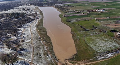  Karahıdır Göleti'nin doluluk oranı yağışlarla arttı