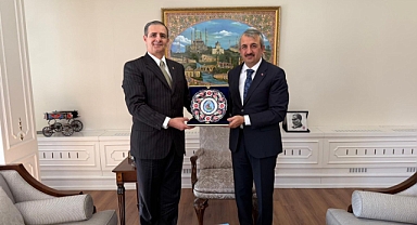 Vali Sezer, Mehmetçik Vakfı temsilcisini kabul etti