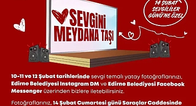 14 ŞUBAT’TA “SEVGİYE BİR KARE” ETKİNLİĞİ