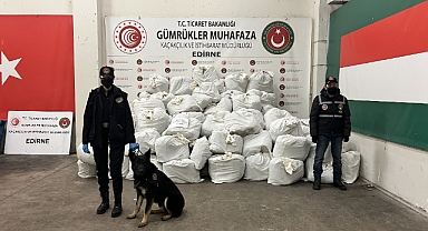 914 kilogram esrar ele geçirildi