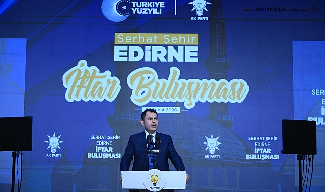 Bakan Kurum iftar programında konuştu