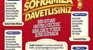 Belediyeden 4 Noktada Mahalle İftarları