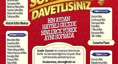 EDİRNE BELEDİYESİ’NDEN RAMAZAN BOYUNCA İFTAR PROGRAMLARI