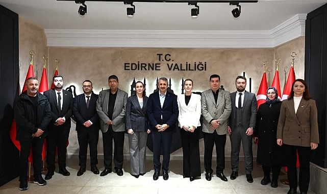 Edirne Valiliği’nde Kızılay Buluşması