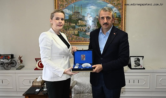 Edirne Valiliği’nde Kızılay Buluşması
