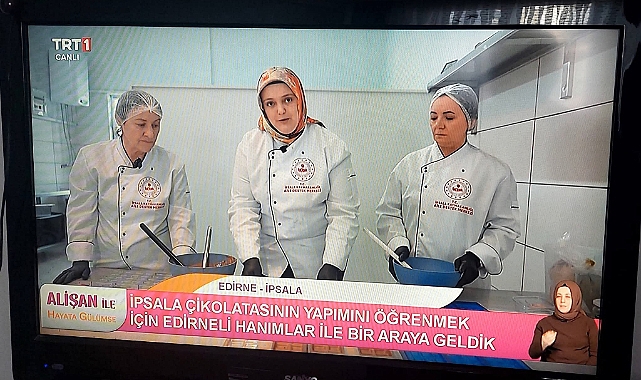İpsala Çikolataları TRT ekranlarında tanıtıldı