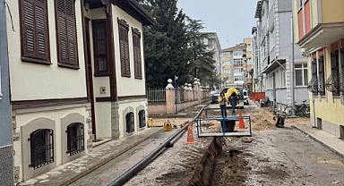 Kaleiçi’nde Altyapı Çalışmaları Sürüyor