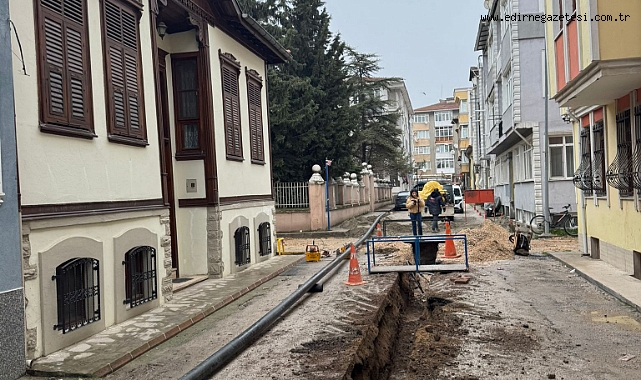 Kaleiçi’nde Altyapı Çalışmaları Sürüyor