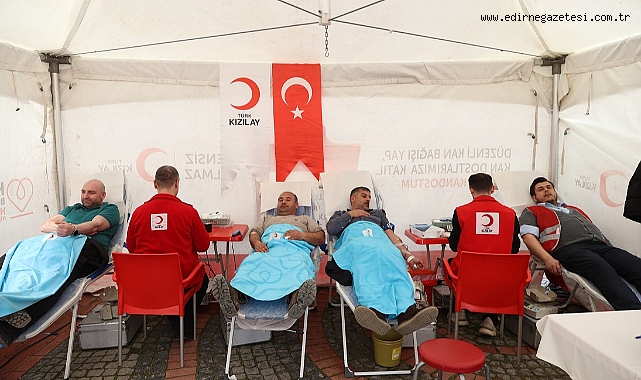  Kan bağışı kampanyası düzenlendi