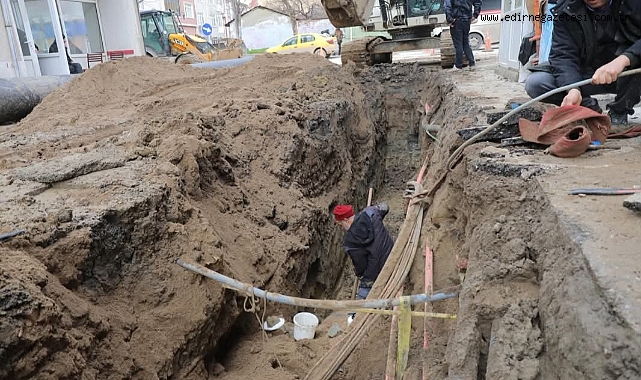 Kıyık Caddesi’nde Altyapı Seferberliği