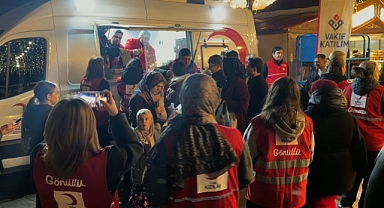 KIZILAY'DAN GÖNÜLLERİ ISITAN İKRAM