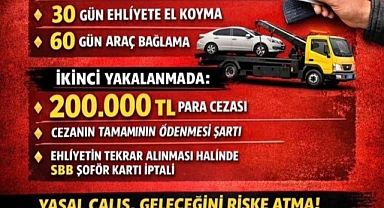 Korsan taşımacılık yapan yandı