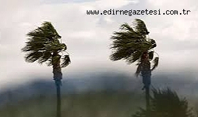 Kuvvetli Rüzgar ve Fırtına Uyarısı