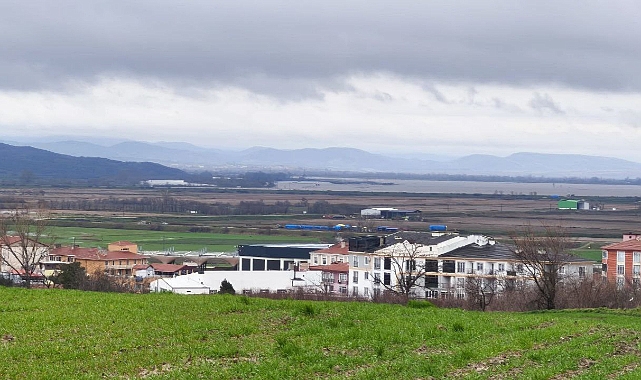 Meriç Nehri İpsala’da Yatağından Taştı