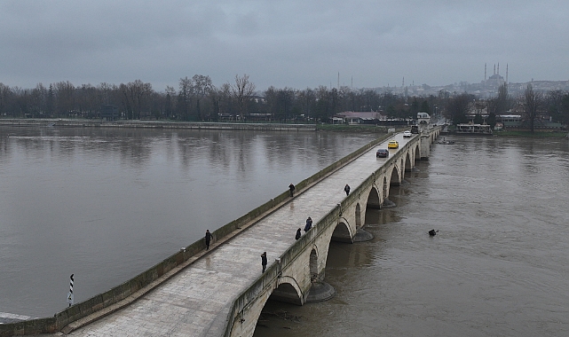 Meriç Nehri'nin debisi artışa geçti