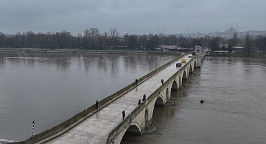 Meriç Nehri'nin debisi artışa geçti