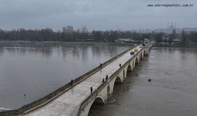 Meriç Nehri'nin debisi artışa geçti