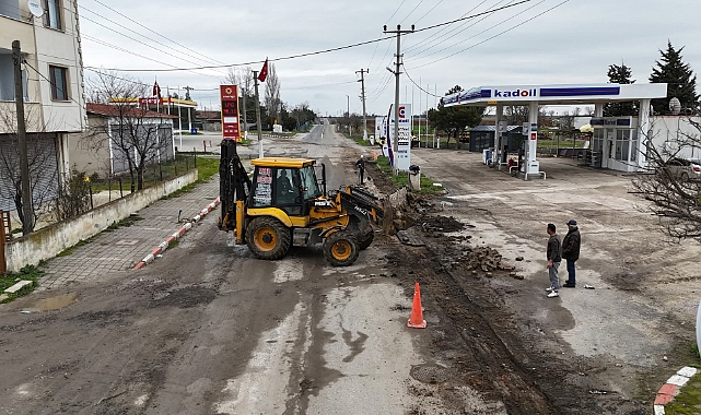 Meriç’te İçme Suyu ve Yol Çalışmaları Devam Ediyor