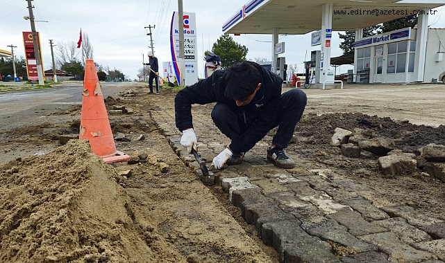 Meriç’te İçme Suyu ve Yol Çalışmaları Devam Ediyor