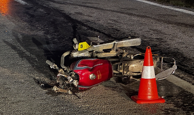 Motosiklet sürücüsü ağır yaralandı