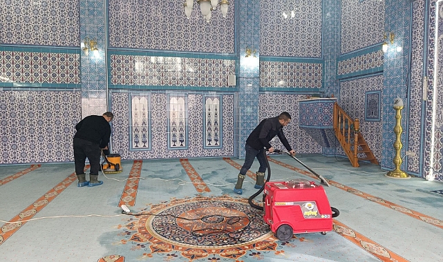  Ramazan Öncesi Camilerde Kapsamlı Temizlik